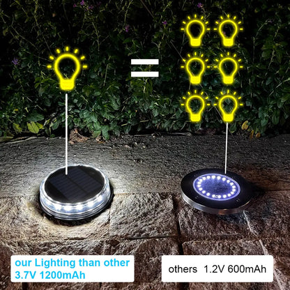 4-Pack Solar Ground Lights