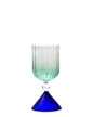 Blue Oasis Wine Glass