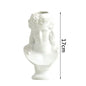 David Head Resin Statue Vase