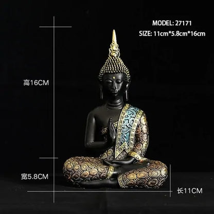 Buddha Meditating Sitting Figurine