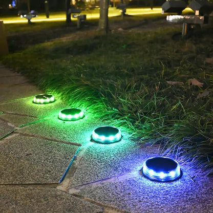 4-Pack Solar Ground Lights