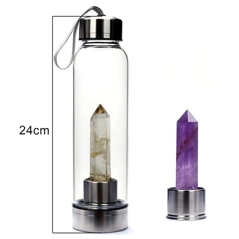 Crystal Healing Drinking Bottle