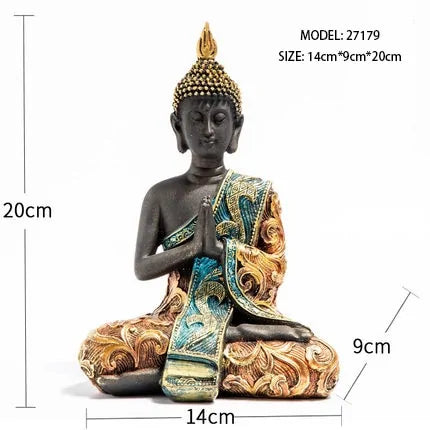 Buddha Meditating Sitting Figurine